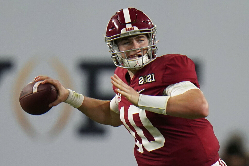 15. New England (7-9) — Mac Jones, QB, Alabama, Jr.